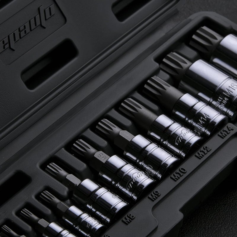 EPAuto 10-Piece XZN Triple Square Spline Bit Socket Set - Image 2